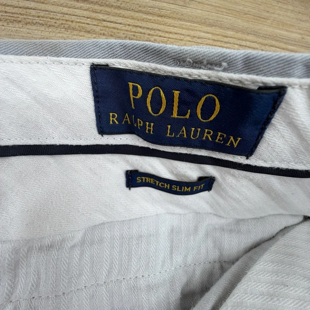 Polo‎ Ralph Lauren Pants Mens 38x30 Stretch Slim Fit Classic Cotton Twill Chino